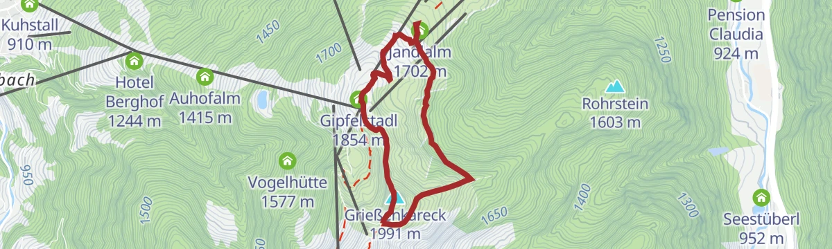 Höhenwanderung: Grießenkareck - Jandlalm